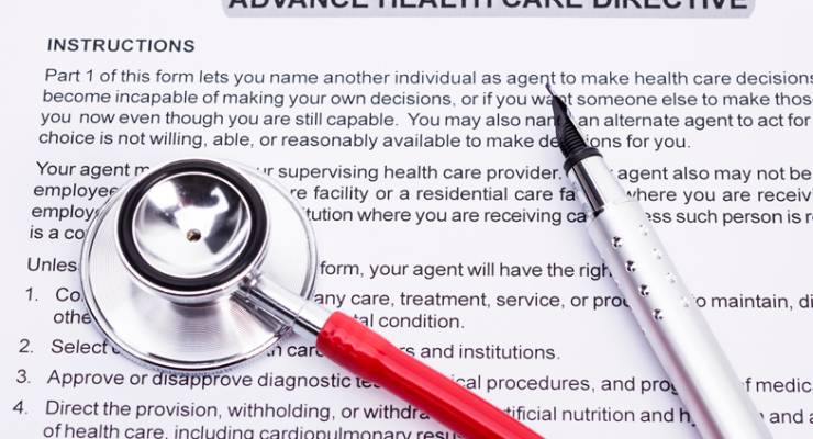 Advanced healthcare directive