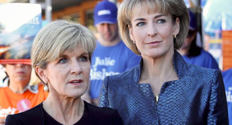 Julie Bishop and Michaelia Cash