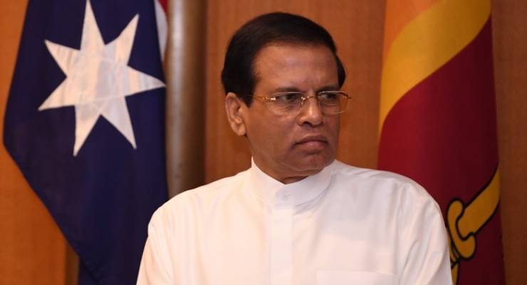 Sri Lankan President Maithripala Sirisena constitutional crisis
