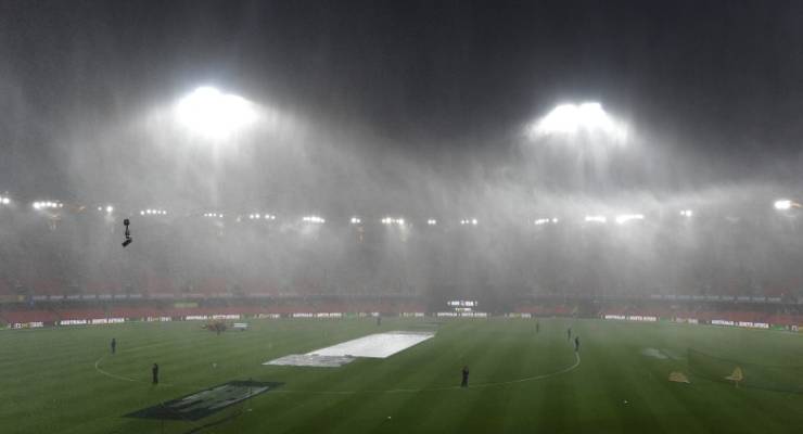 Cricket South Africa Australia rain TV ratings
