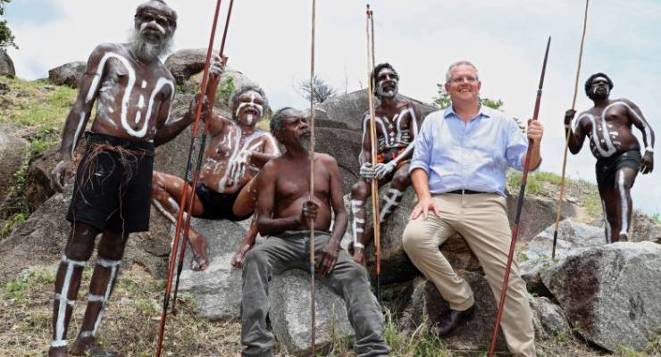 Scott Morrison Captain Cook Australia Day