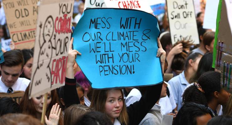climate change protest