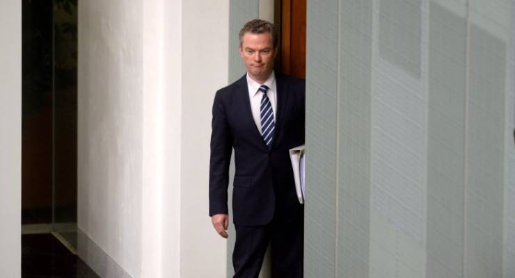 Chris Pyne resignation Scott Morrison Coalition