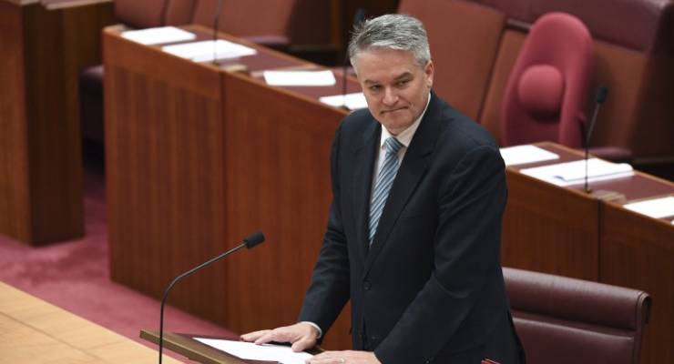 Mathias Cormann senate tax cuts tax relief Coalition