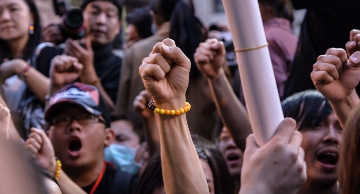 taiwan protest China Hong Kong