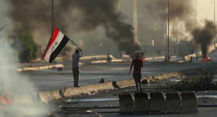 Iraq anti-government protest civil unrest