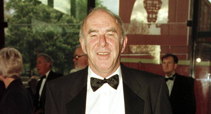 Clive James arrives at the Royal Albert Hall for the BAFTA award ceremony.