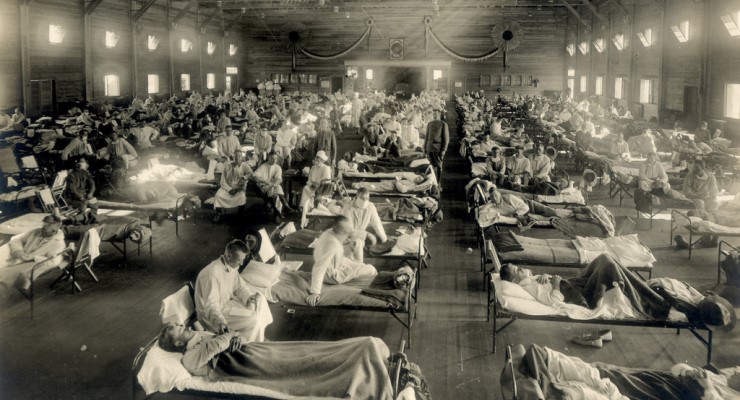 spanish flu influenza pandemic epidemic