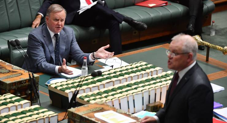 Anthony Albanese Scott Morrison