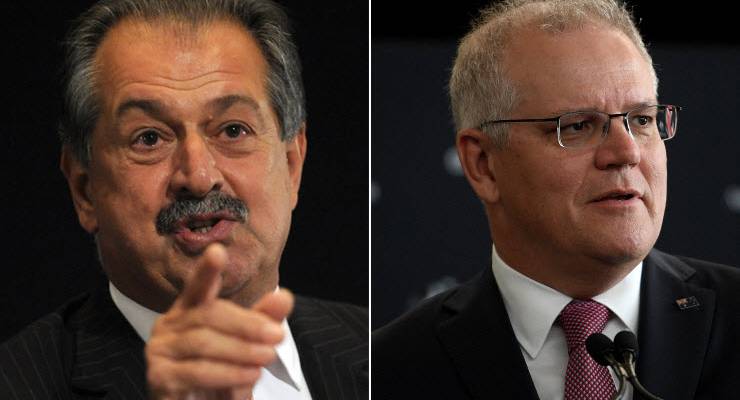 scott morrison Andrew Liveris