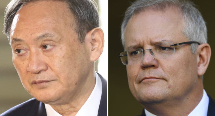 scott morrison YOSHIHIDE SUGA