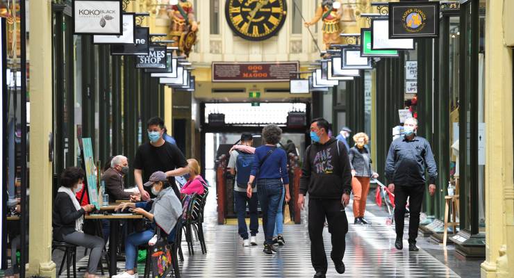 household spending Melbourne shopping gdp