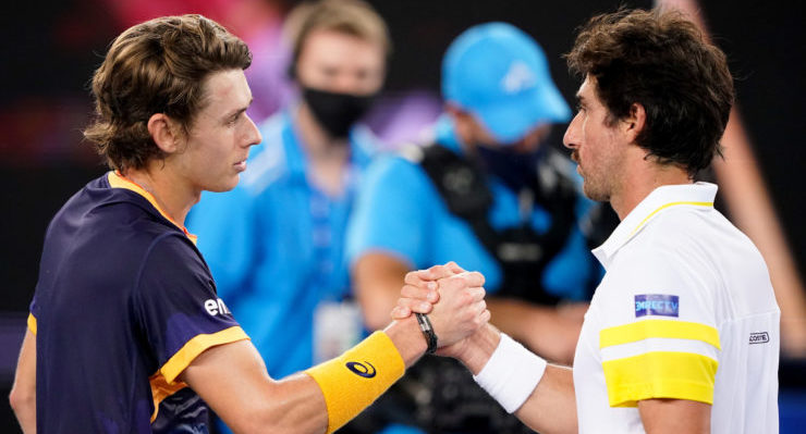 ratings Alex de Minaur Australian Open tennis