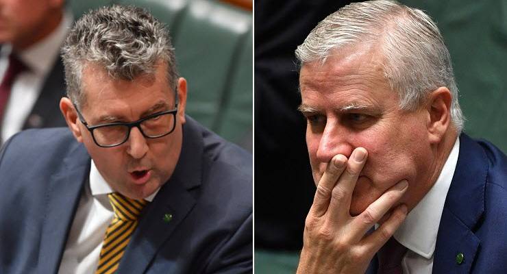 Minister for Resources Keith Pitt and Nationals Leader Michael McCormack