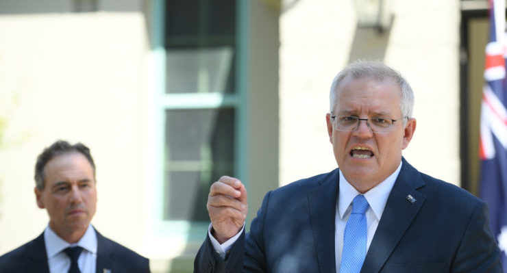 Scott Morrison aged care press conference presser