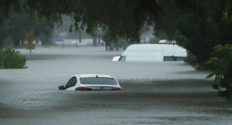 Queensland flood rain bomb