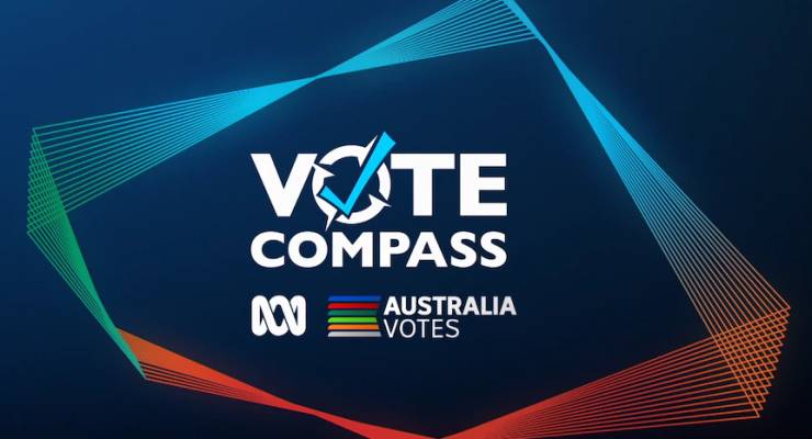 People are getting mad online about Vote Compass telling them which party closest resembles their policy preferences (Image: Vote Compass)