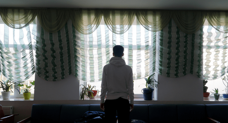 Dmitro had to leave his mother and sister behind as he fled Kherson (Image: Amber Schultz/Private Media)