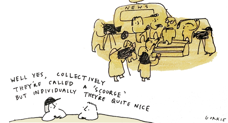 Media on politics