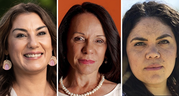 Lidia Thorpe, Linda Burney and Jacinta Price (Images: Greens/Facebook/Supplied)