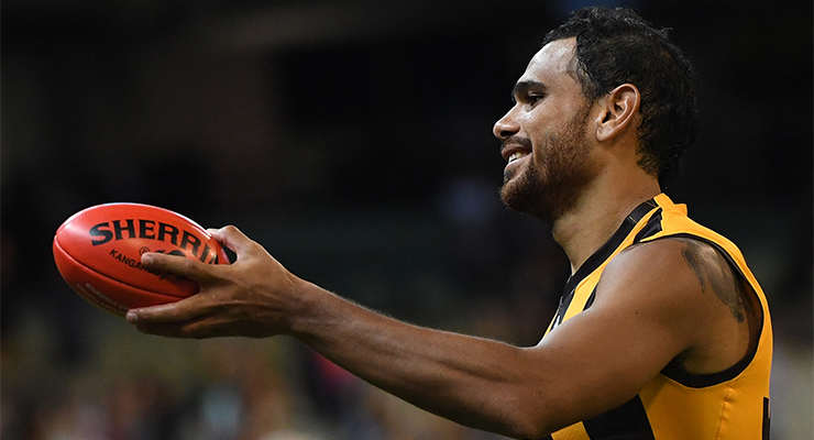 Cyril Rioli of the Hawthorn Football Club (Image: AAP/Julian Smith)