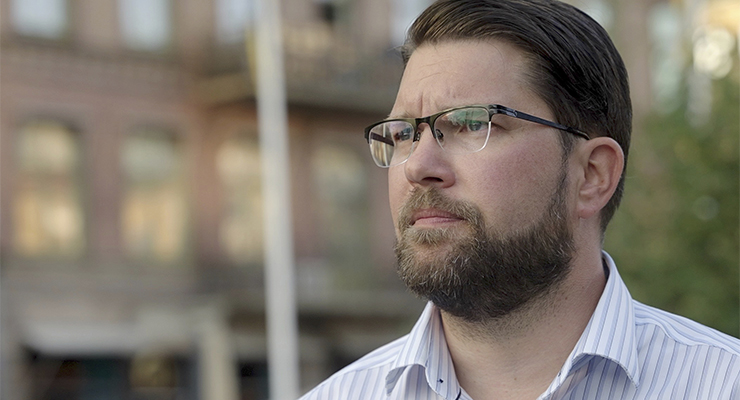 Jimmie Åkesson, leader of Swedish Democrats (Image: AAP/AP/Kongshaug Productions)