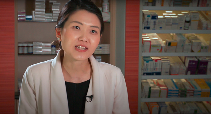Dr Fei Sim (Image: Pharmaceutical Society of Australia/YouTube)