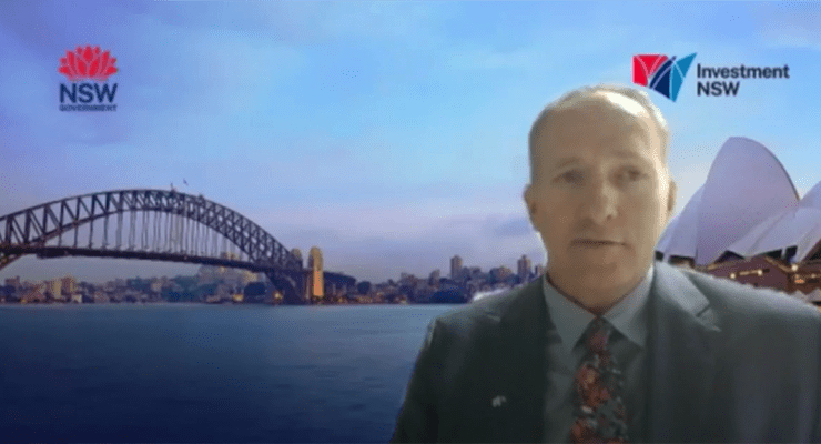 Paul Webster appearing during a NSW inquiry (Image: NSW government)