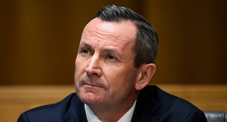Western Australia Premier Mark McGowan (Image: AAP/Lukas Coch)