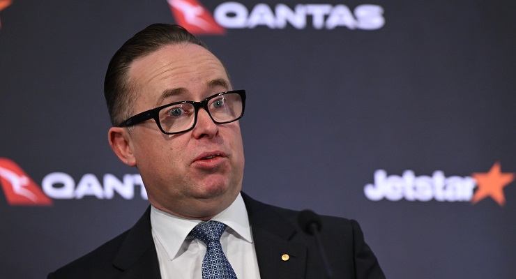Departing Qantas CEO Alan Joyce