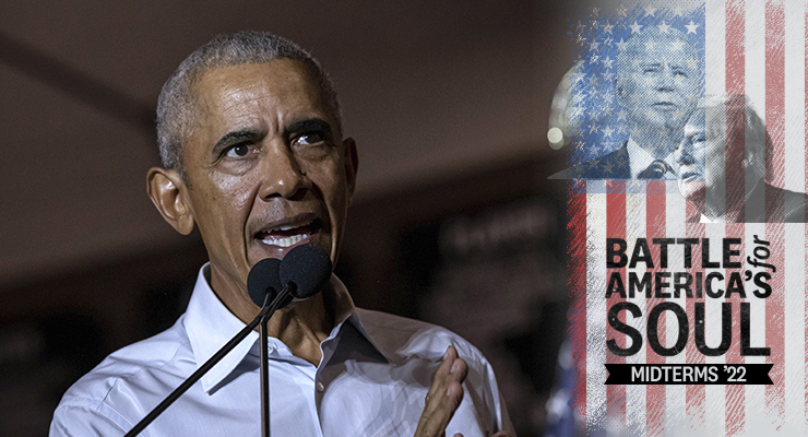 Former US president Barack Obama at a Democratic rally in Phoenix (Image: AAP/AP/Alberto Mariani)