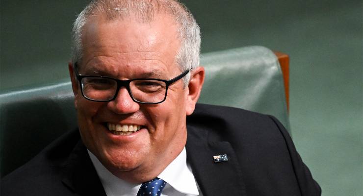 Former prime minister Scott Morrison (Image: AAP/Lukas Coch)