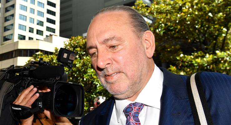 Former Hillsong pastor Brian Houston at the Downing Centre Local Court in Sydney (Image: AAP/Bianca De Marchi)
