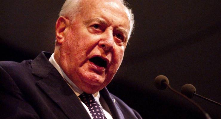 Former Australian Labor Prime Minister Gough Whitlam in 2002