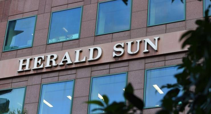 The Herald Sun building in Melbourne