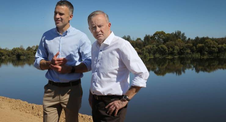 SA Premier Peter Malinauskas and Prime Minister Anthony Albanese