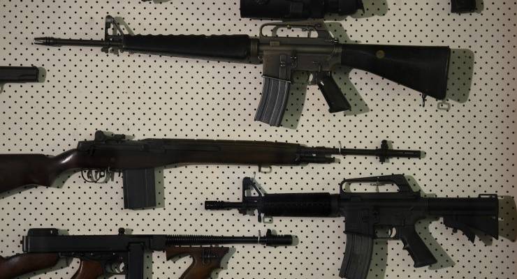 High-powered military weapons