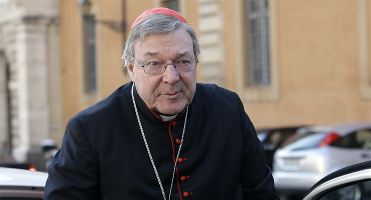 Australian Cardinal George Pell (Image: AAP/AP/Andrew Medichini)