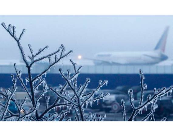 WEATHER-RUSSIA/ All Voices photo of Domodedovo (Moscow) under ice yesterday