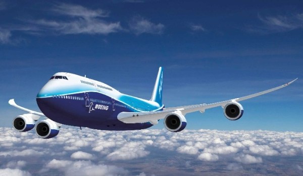B 748 Boeing's other late dream, the 747-8, image courtesy Boeing