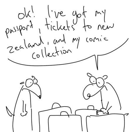 My comic collection is actually way bigger than that ElectionNight7