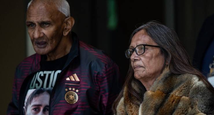 Veronica Nelson’s partner Uncle Percy Lovett and mother Aunty Donna Nelson