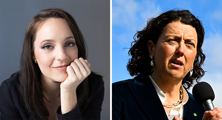 Sally Rugg and Monique Ryan (Images: Speaking Out/AAP)