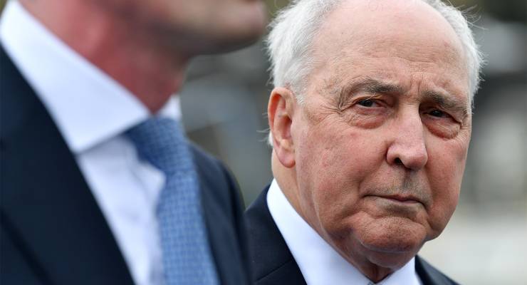 Former prime minister Paul Keating (Image: AAP/Bianca De Marchi)