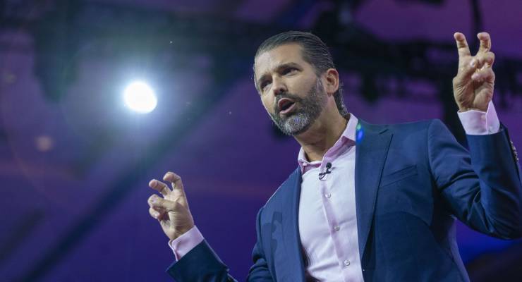 Donald Trump Jr., the son of former president Donald Trump