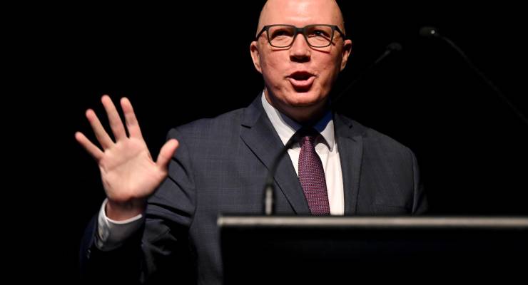 Opposition Leader Peter Dutton (Image: AAP/Darren England)