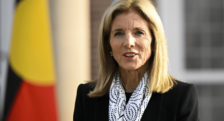 US ambassador to Australia Caroline Kennedy Image: AAP/Lukas Coch)