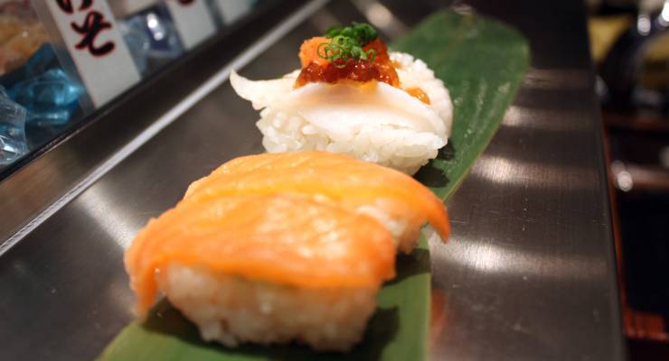 A sushi bar in Tokyo (Image: AAP/Jessica Marszalek)