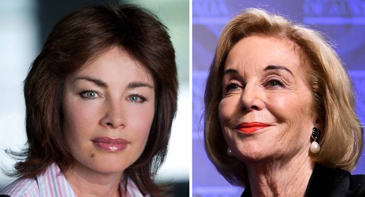 Nicole Chvastek and chair of the ABC Ita Buttrose (Images: LinkedIn/AAP)