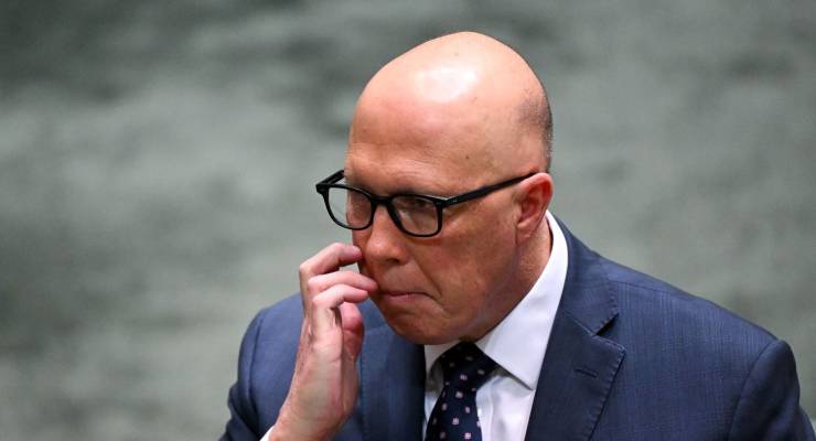 Opposition Leader Peter Dutton (Image: AAP/Lukas Coch)